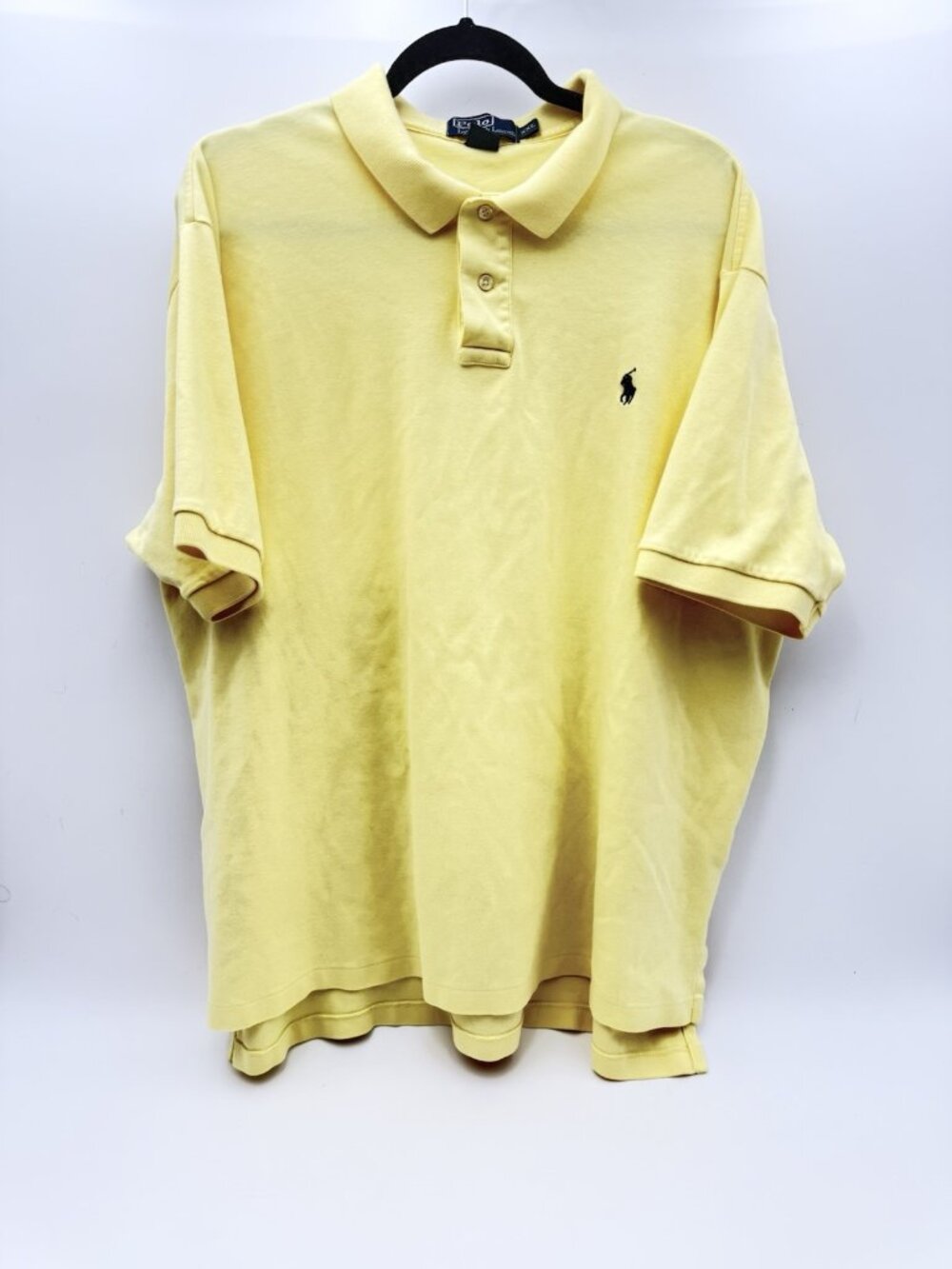 Mens Ralph Lauren Polo Golf Shirt Yellow Short Sleeve Cotton Size XXL Bundle - Picture 2 of 16